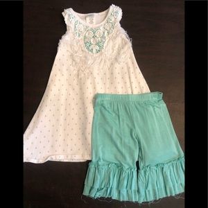 Peaches n Cream Girl’s Set